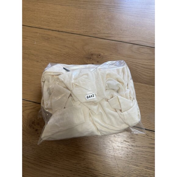 Soft Surroundings Size XL Danielle Cream Sleeveless Tunic Top Buttons Lagenlook - Picture 15 of 15